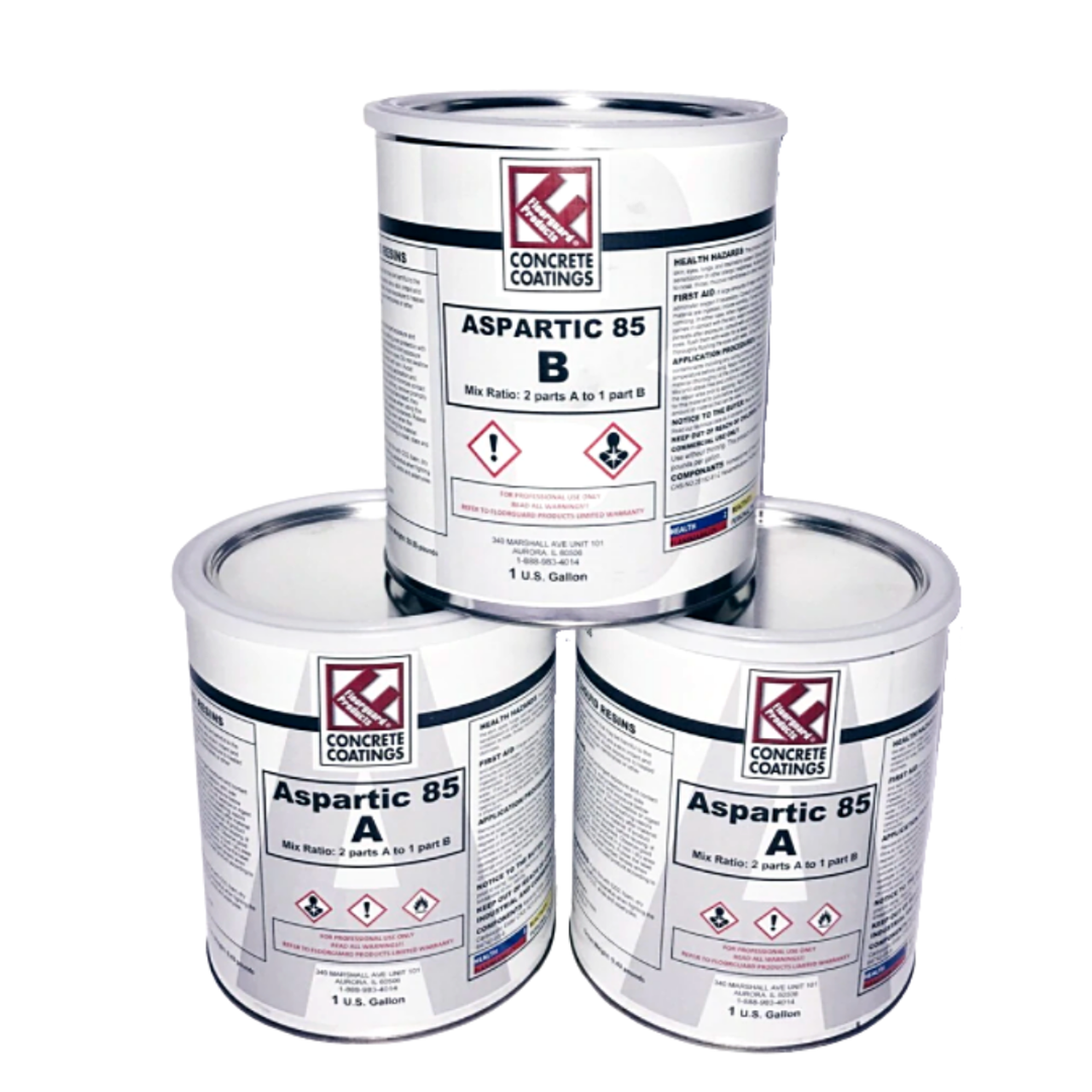Floorguard Aspartic 85 (FAST-CURE) - 3 Gallon Kit