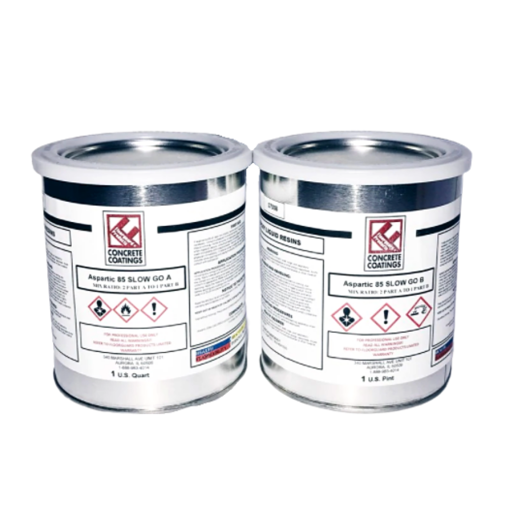 Floorguard Aspartic 85 Slow Go (LOW ODOR) - Wet Sample