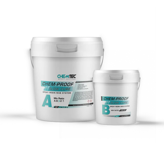 Chemtech Chem Proof Moisture Vapor Barrier Slow Cure 3 Gal Kit