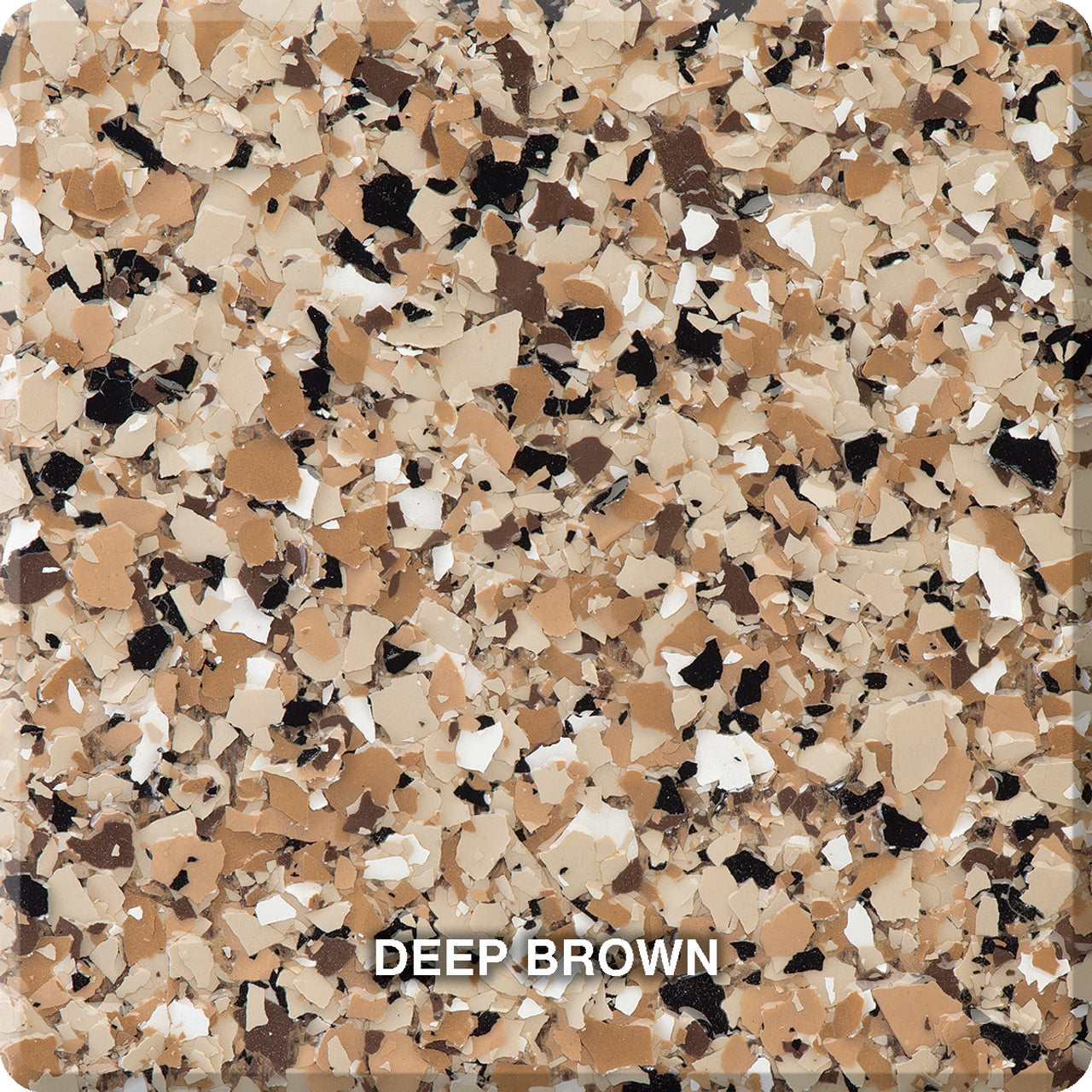 DEEP BROWN (Torginol's FB-518 Leopard) - Granite Flake 1/4