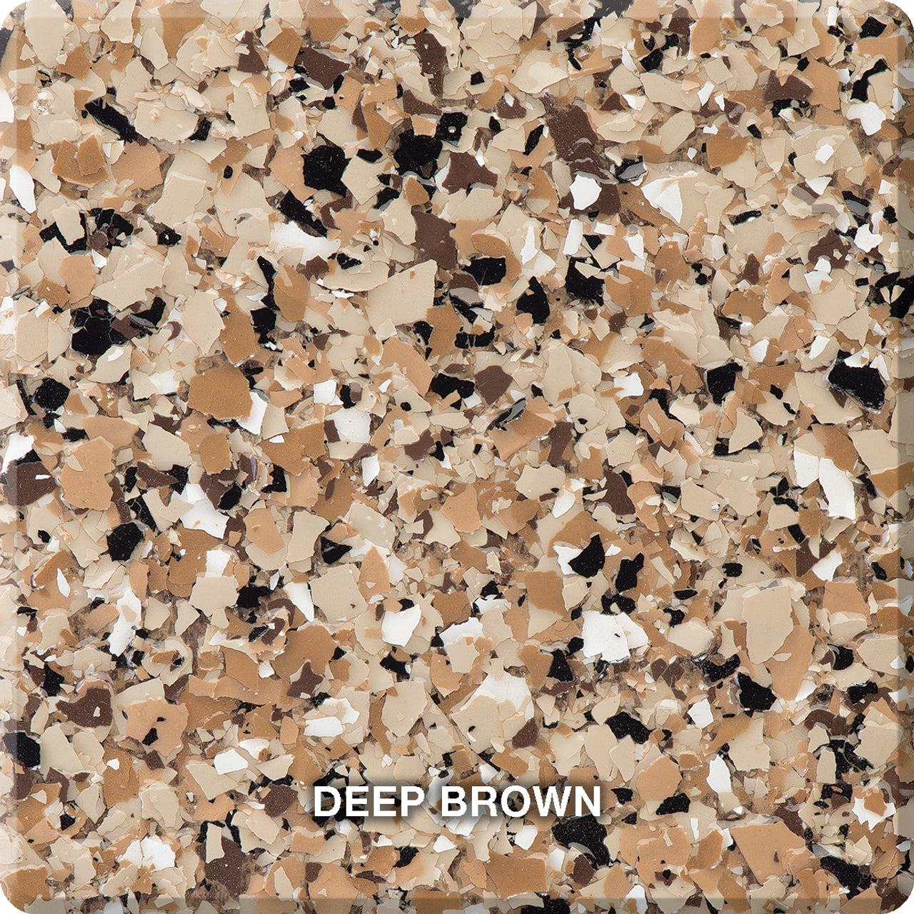 DEEP BROWN (Torginol's FB-518 Leopard) - Granite Flake 1/4" (40 lb.)