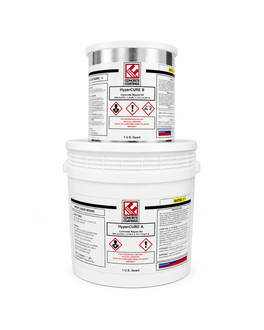 Floorguard HyperCURE Concrete Repair Kit