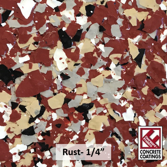 RUST- Granite Flake 1/4" (40 lb.)