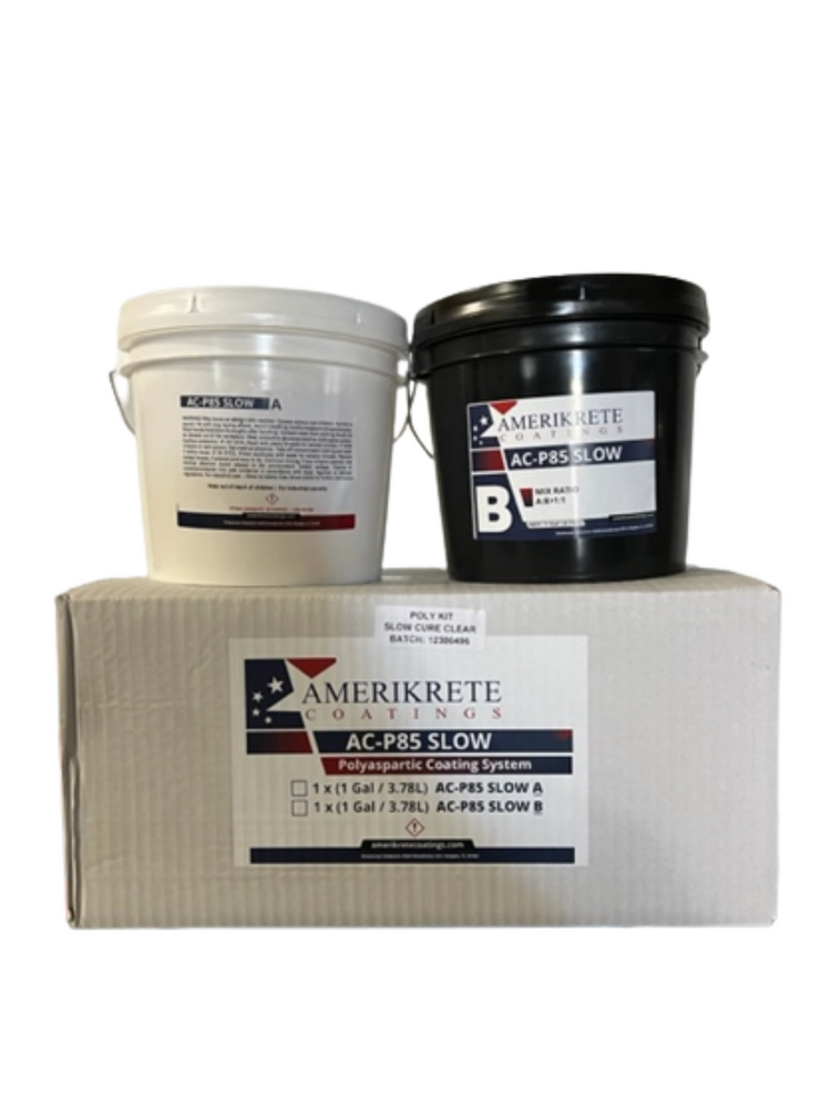 Amerikrete Polyaspartic 85 Slow Cure 2 Gallon Kit – Epoxy Floor Supply ...