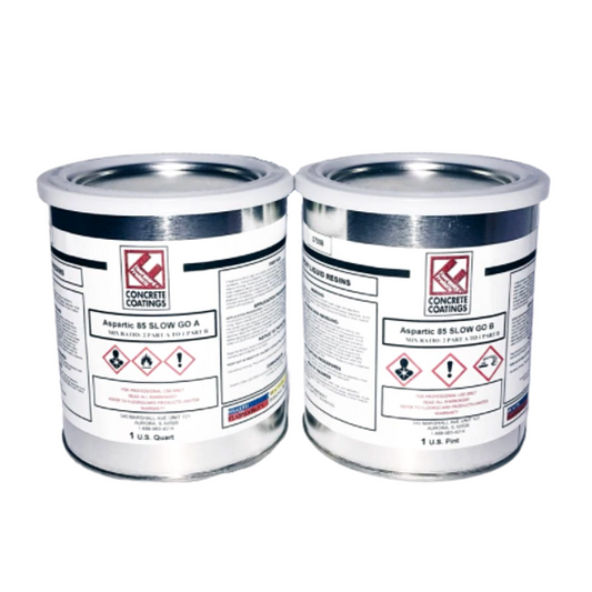 Floorguard Aspartic 85 Slow Go (LOW ODOR) - Wet Sample