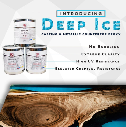 DEEP ICE Casting Epoxy - 3-Gallon Kit