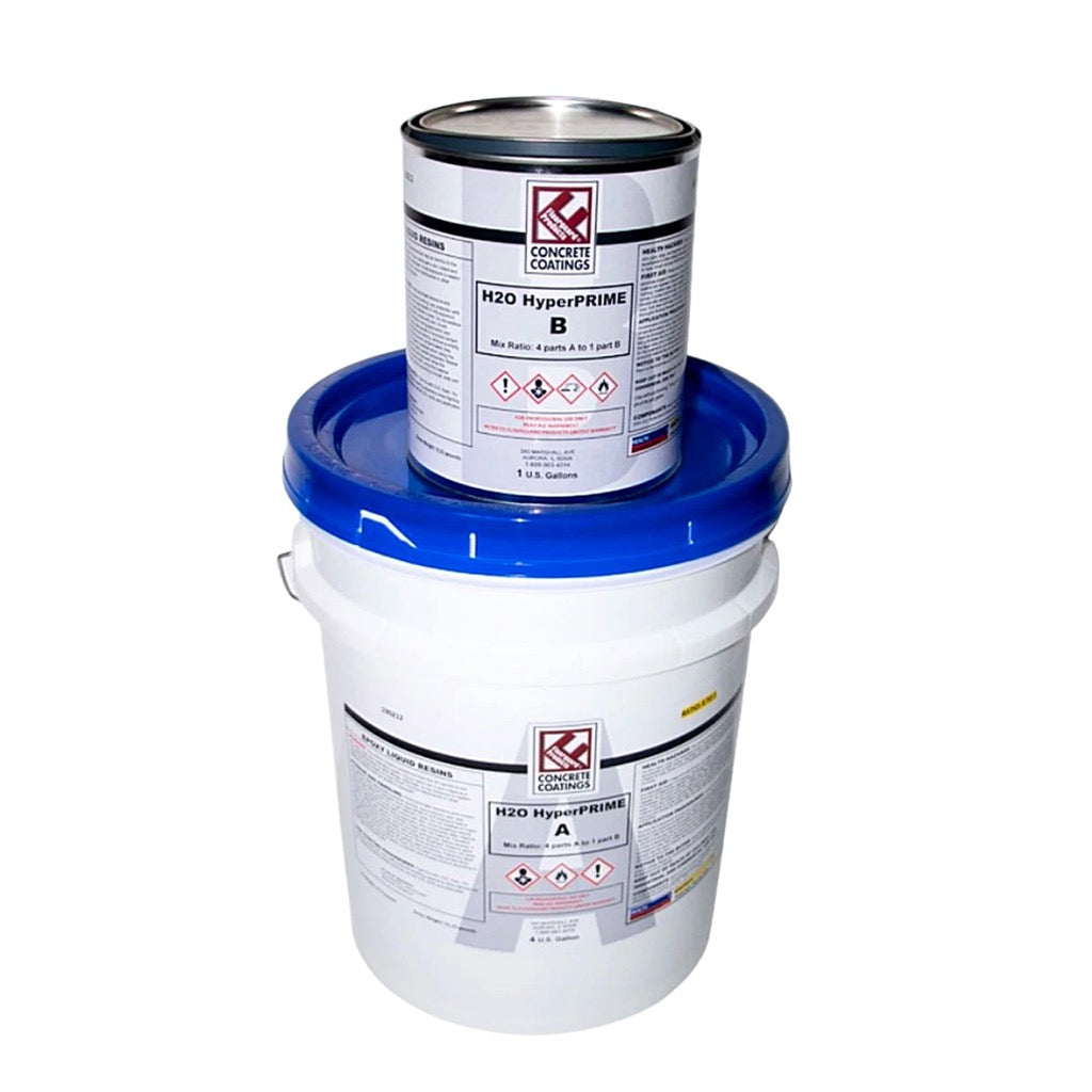 Floorguard Clear H2O HyperPRIME- 5 Gallon Kit
